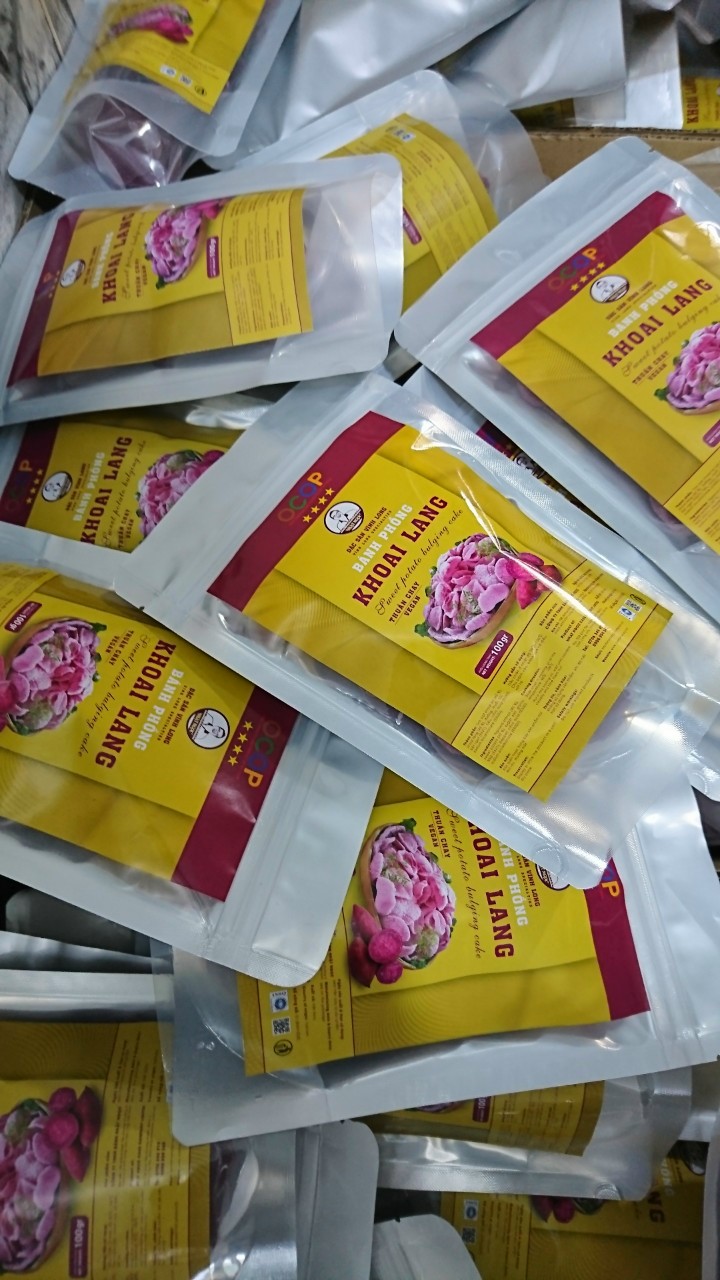 BÁNH PHỒNG KHOAI LANG CHAY - Công ty TNHH Bánh Nhật Ngọc