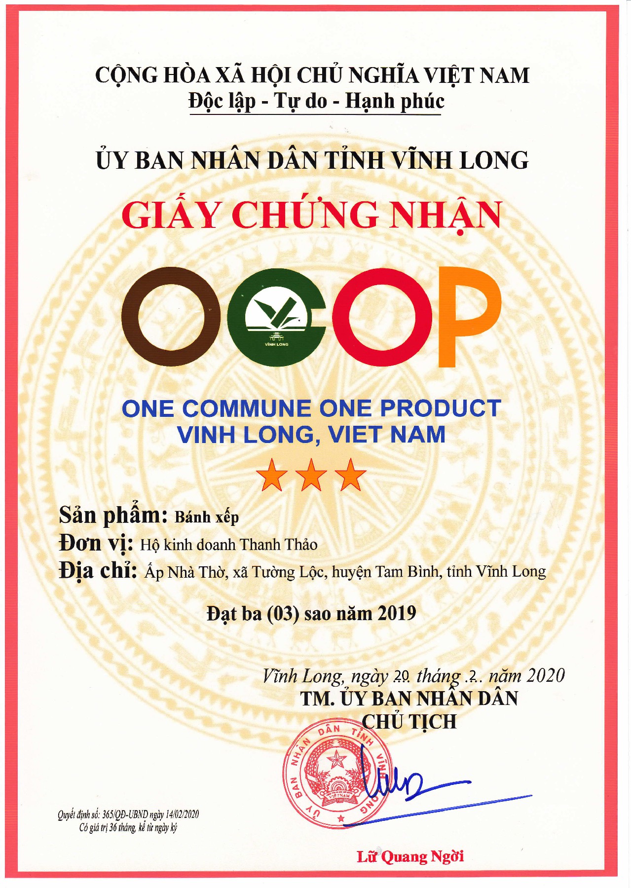 Bánh xếp Thanh Thảo